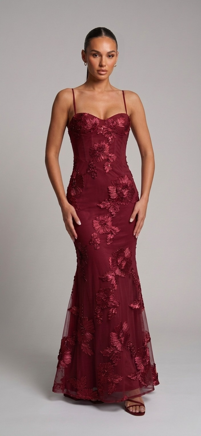 Florales Maxikleid