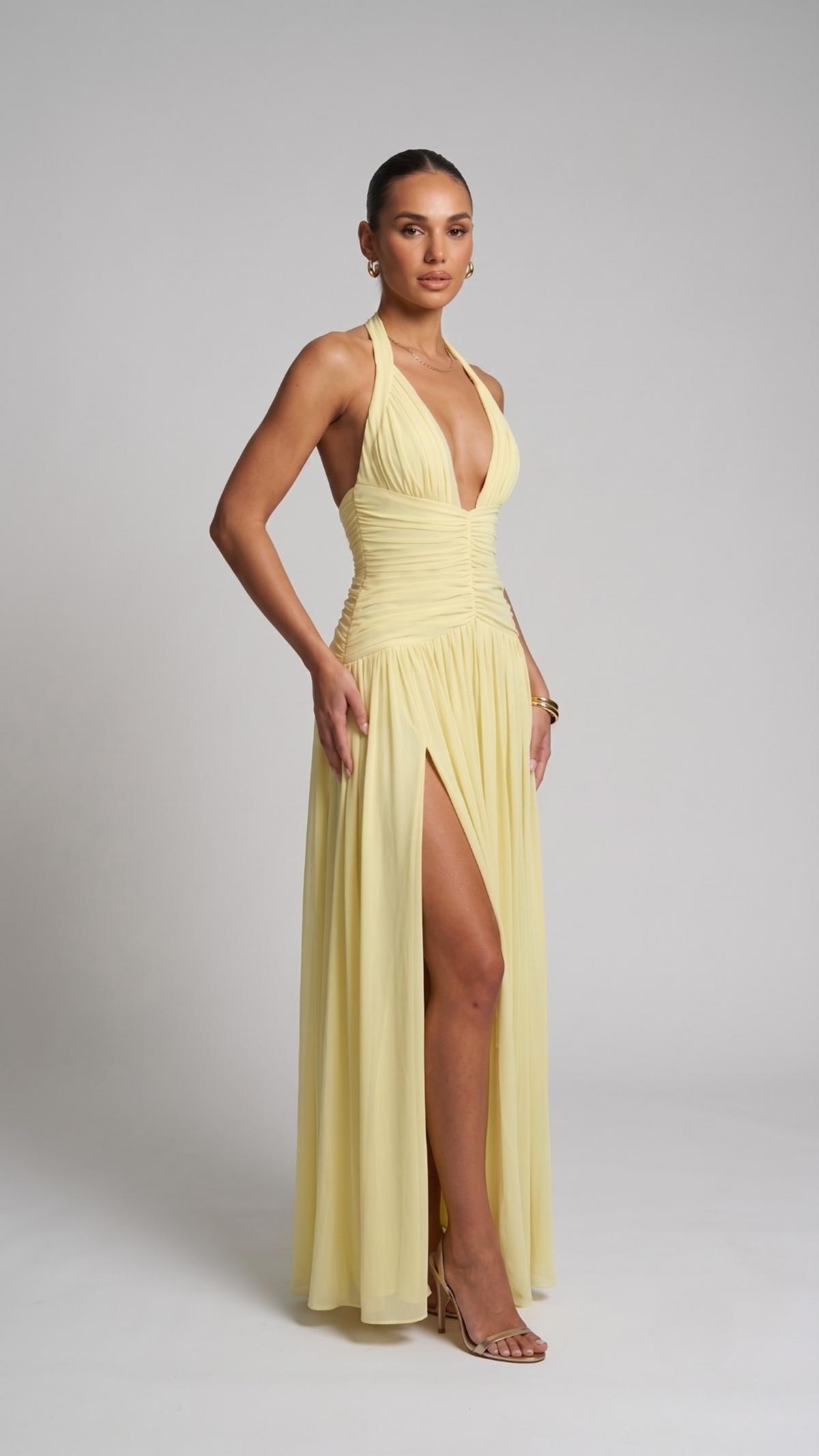 Fließendes Maxikleid