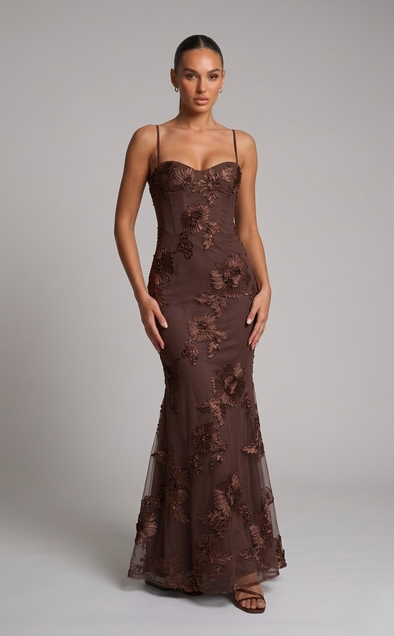 Florales Maxikleid
