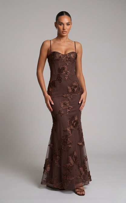 Florales Maxikleid