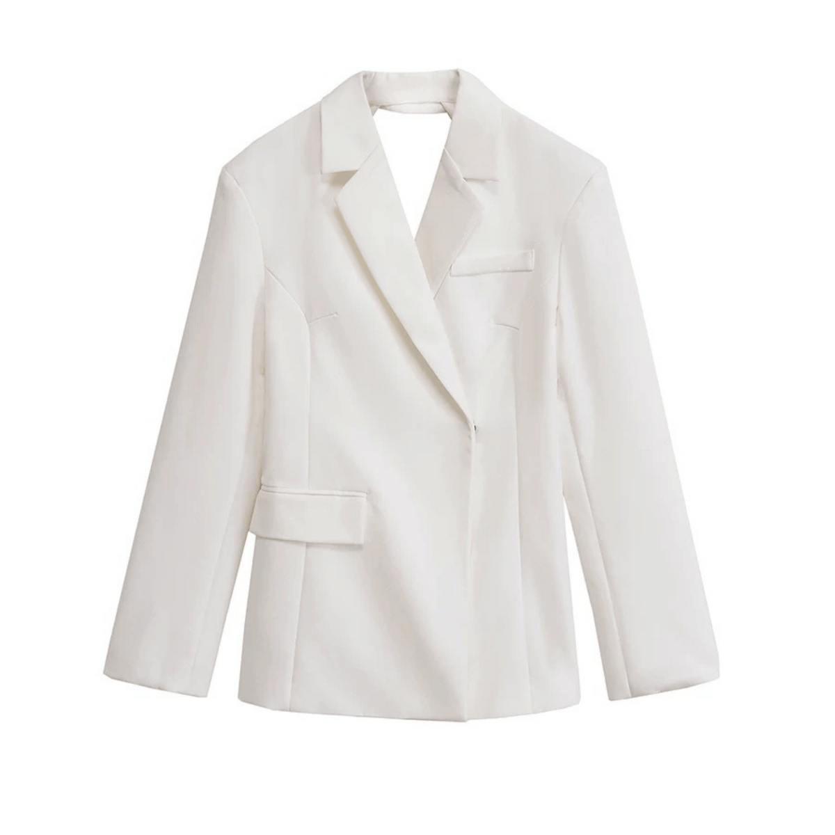 Rückenfreies Blazer-Oberteil
