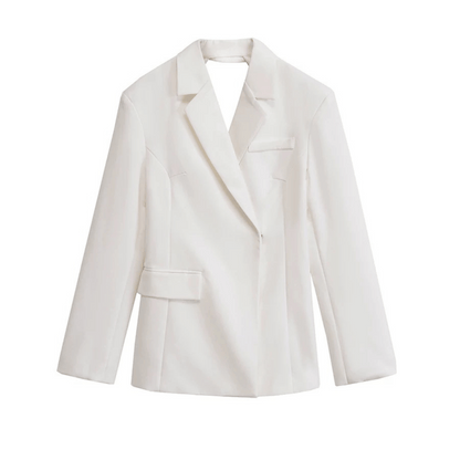 Rückenfreies Blazer-Oberteil