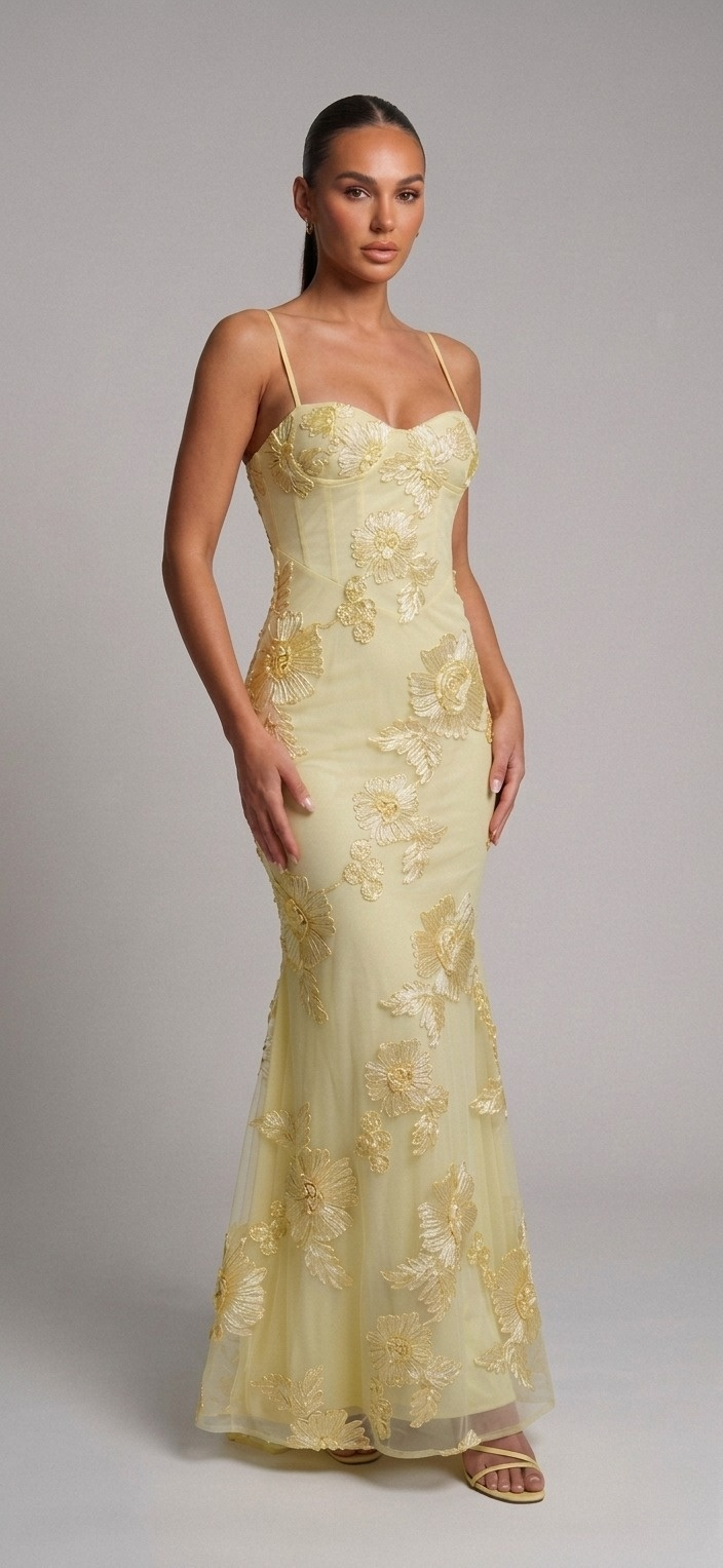 Florales Maxikleid