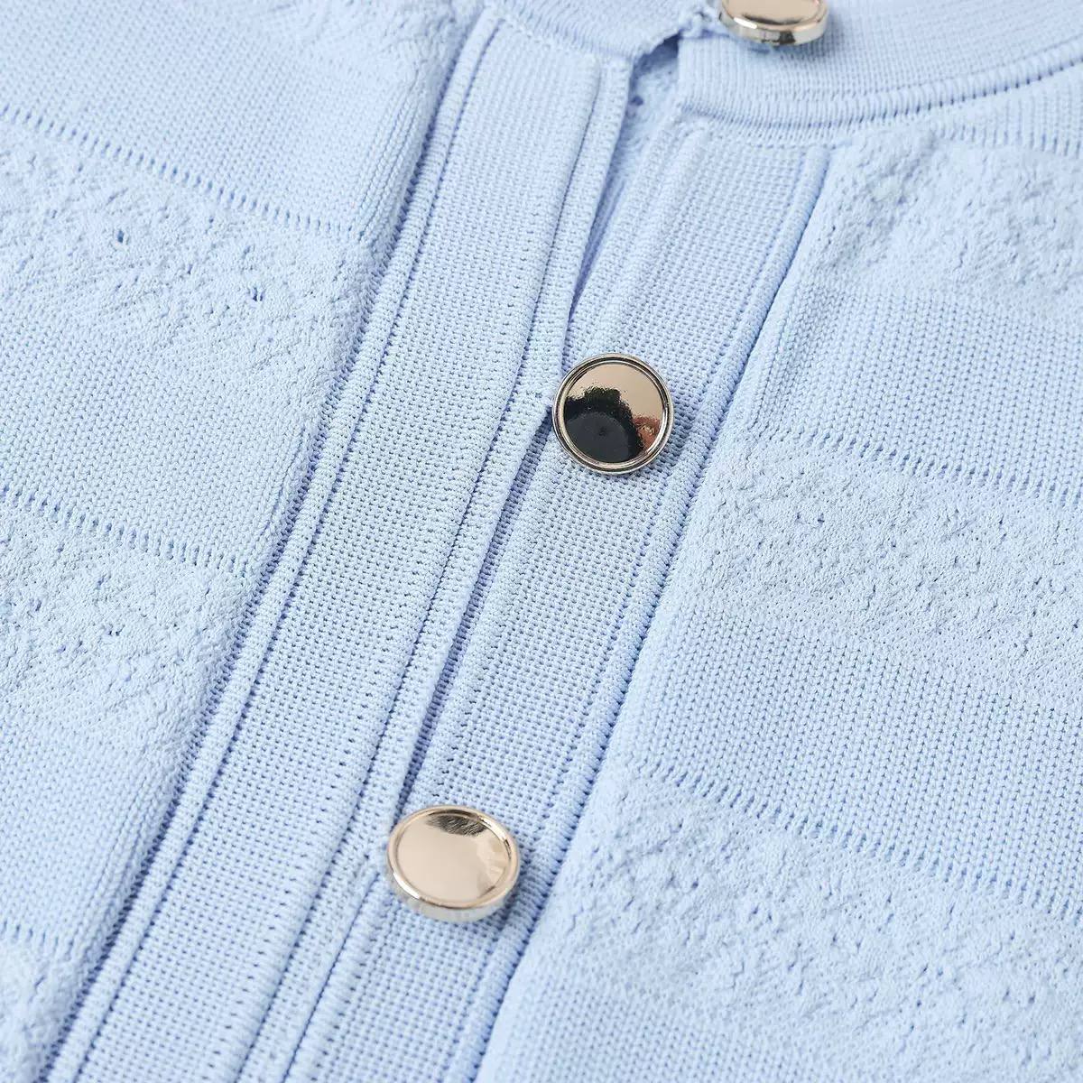 Himmelblaues Maxikleid
