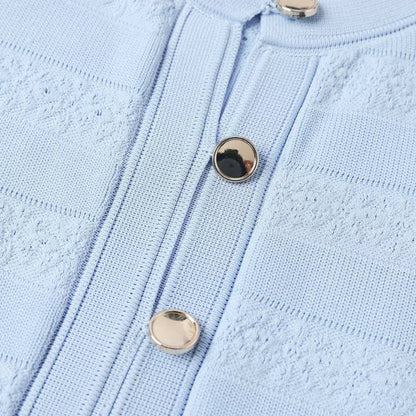 Himmelblaues Maxikleid