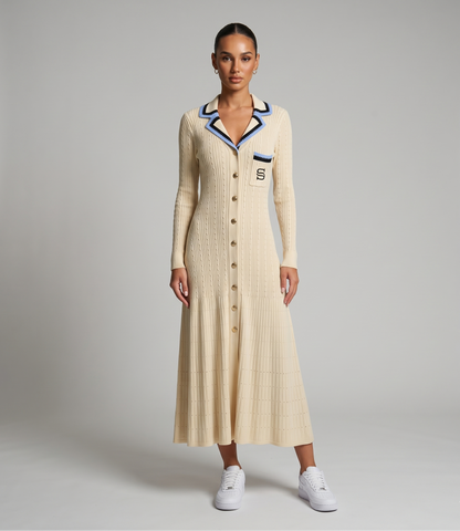 Strickkleid mit feinem Fall