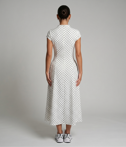 Punkte Eleganz Kleid