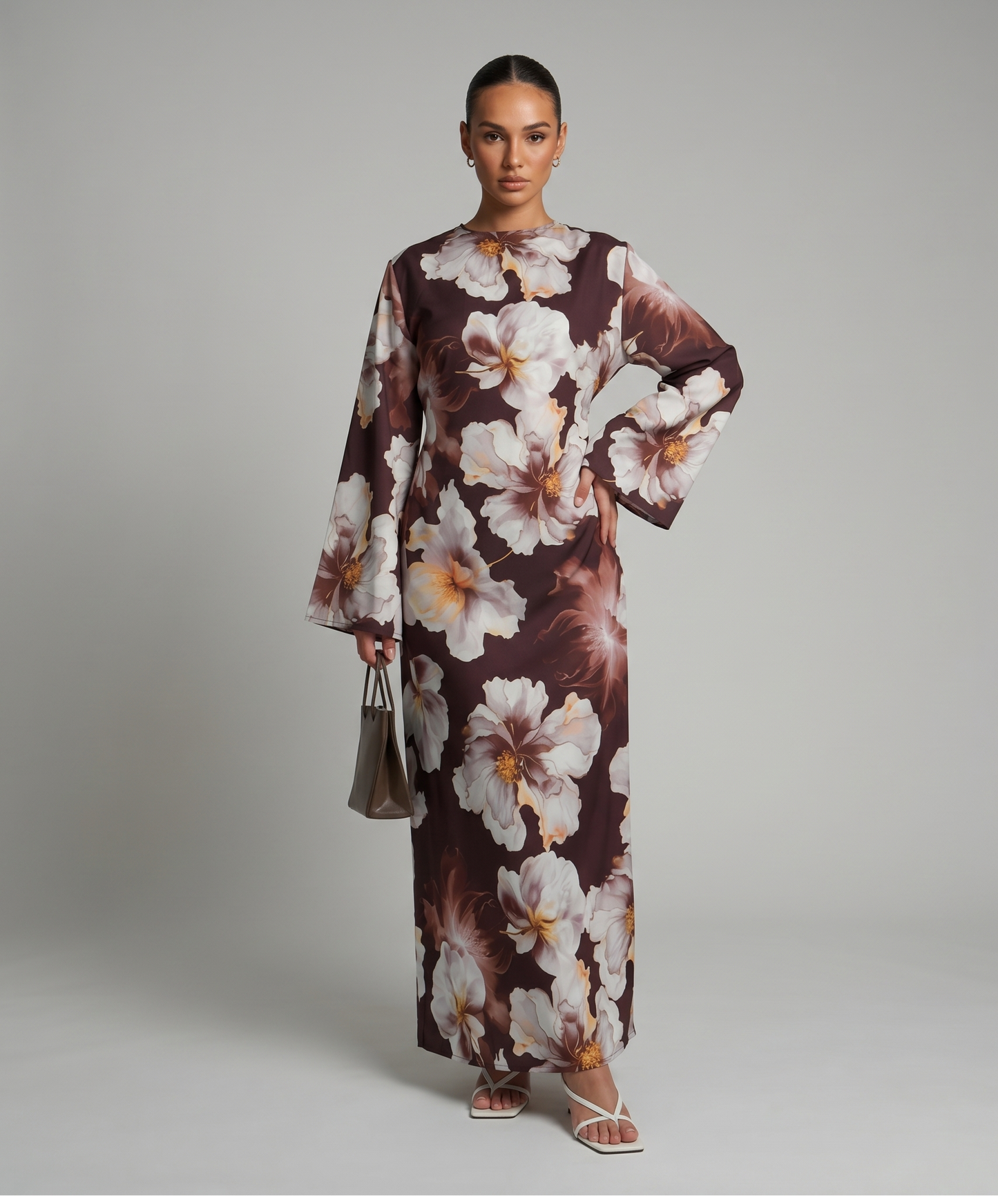Zartes Blumen Maxikleid