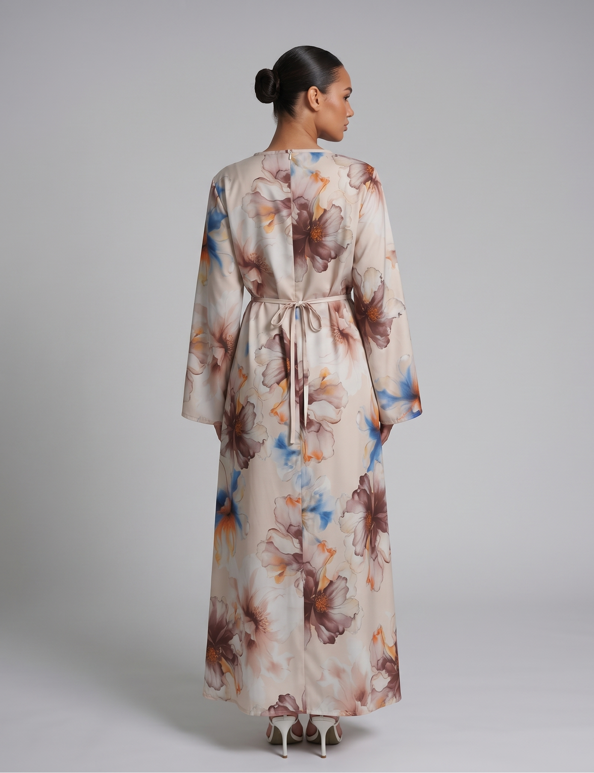 Zartes Blumen Maxikleid