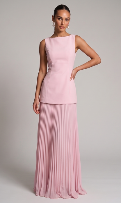 Linienfall Maxi Dress