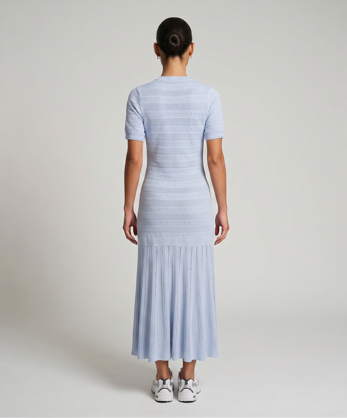 Himmelblaues Maxikleid