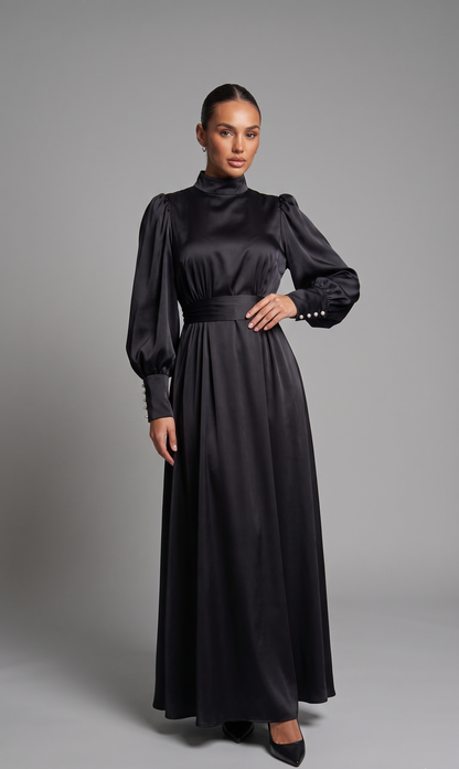 Schwarzes Abendkleid