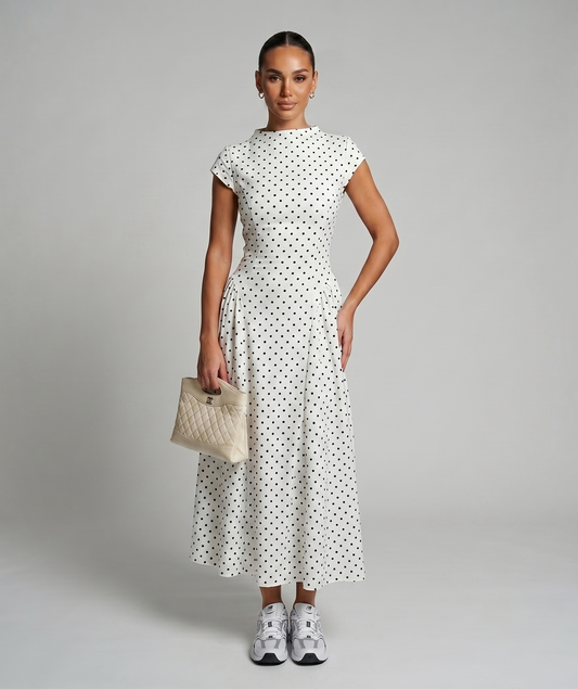 Punkte Eleganz Kleid
