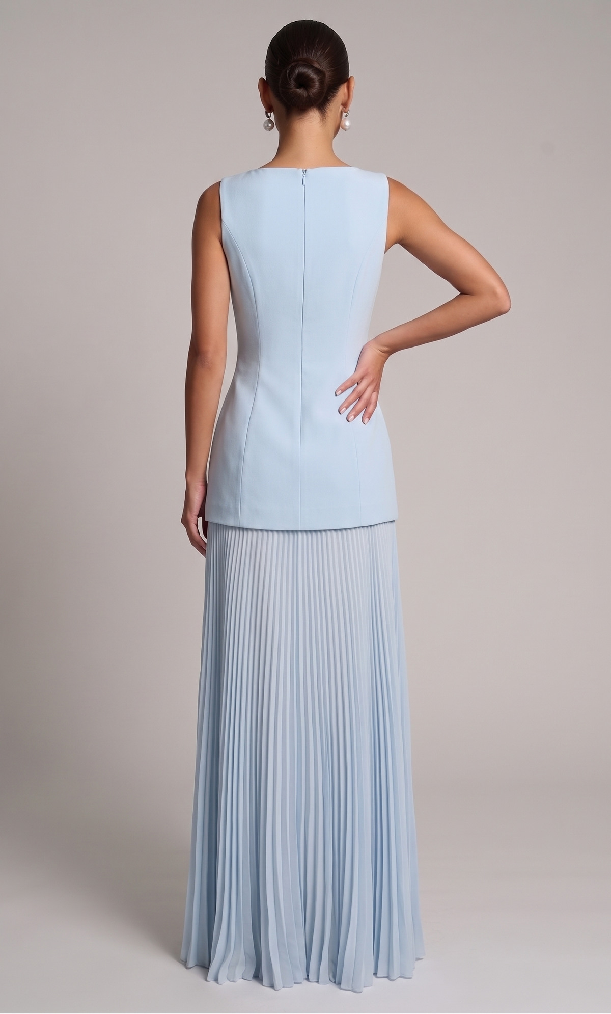 Linienfall Maxi Dress
