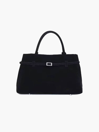 Handtasche in Wildlederoptik